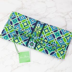 Vera Bradley Daisy Brush Roll Storage/Travel Case